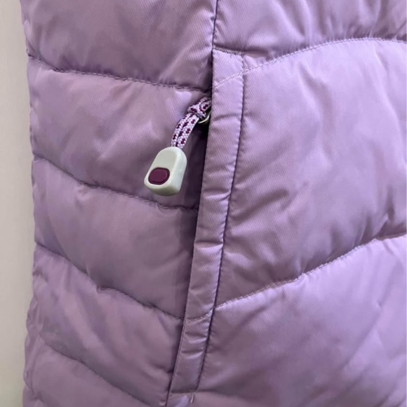 Women’s small L.L.Bean reversible Purple Quilted Puffer Vest - Picture 5 of 15